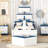 Teddy Wood Boat-Shaped Bed