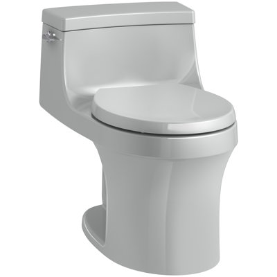 San Souci™ 1.28 GPF Water Efficient Round One-Piece toilet (Seat Included)