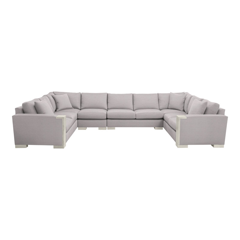 Abingdon By Michael Weiss Upholstered Sectional Symmetrical, Nadia Linen, Wrenn