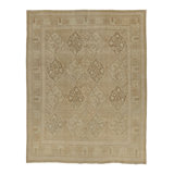 Antique One-of-a-Kind 9'6" x 12'7" Hand Knotted Area Rug