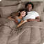 Lit dans un sac en microfibre 1800 de qualité supérieure 1800-718933954-718934002