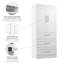 Arlex 36'' Wardrobe with Drawers-1970162463
