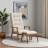 Kellems Upholstered Accent Chair with Ottoman-1248625405
