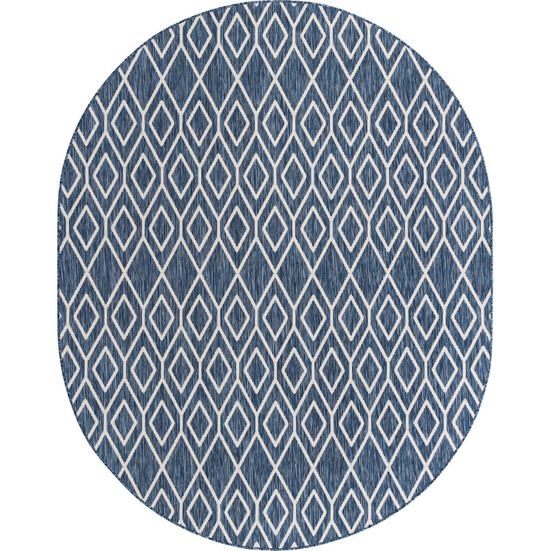Tapis extérieur kaki, Ovale 7 pi 10 po x 10 pi