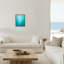 Coastal Retreat Underwater Clouds X by  - Floater Frame Print on Canvas-51154639-128916215-128918128