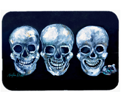 Caroline's Treasures Ekk a Meece Glass Cutting Board