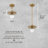 Osbaldo Daisy - Mini Modern Exposed Bulb Metal Ceiling Light