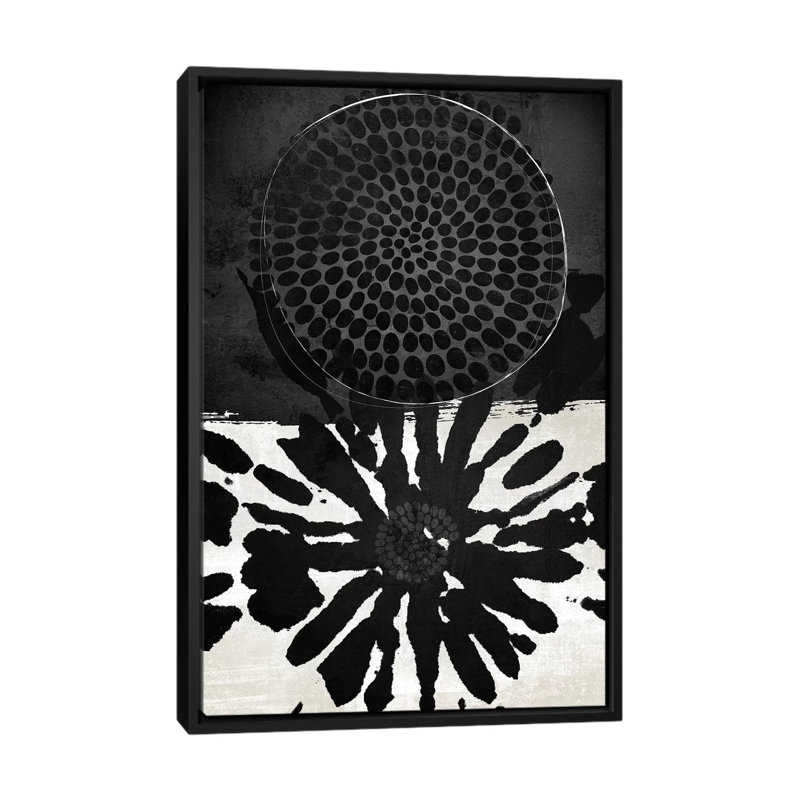 Dot Dotal par Nikki Chu - imprimé, H 48 po x l 32 po x P 1,5 po, Cadre noir