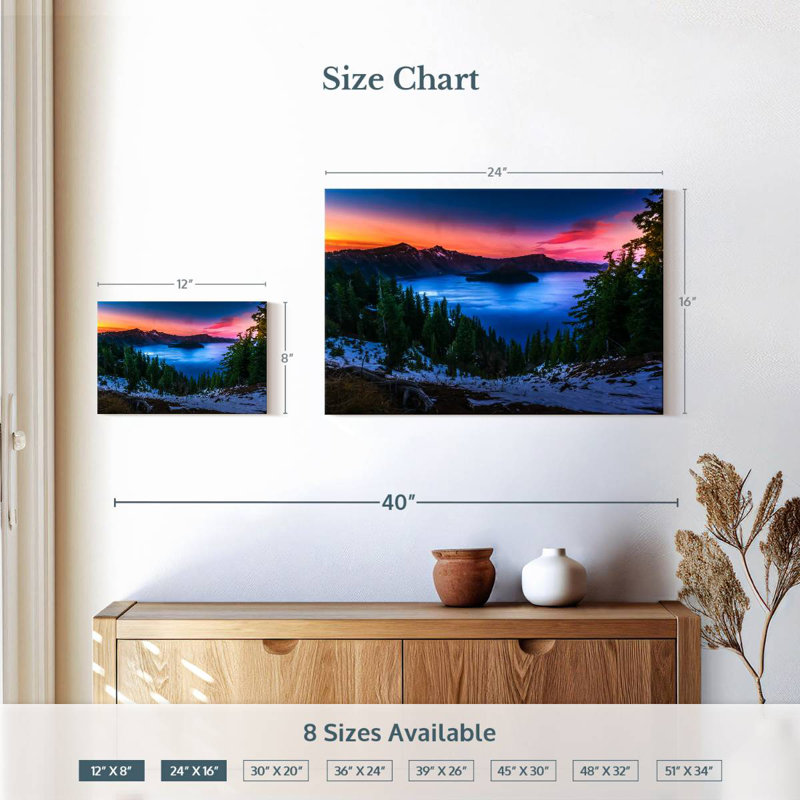 Parc national de Crater Lake, Oregon, H 16 po x l 24 po