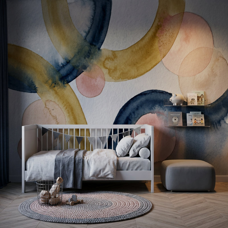 Paper Texture Wallpaper Watercolor Paper Textured Paper Removable Wall Decor, Non-Woven Nonpasted, 160"x108"