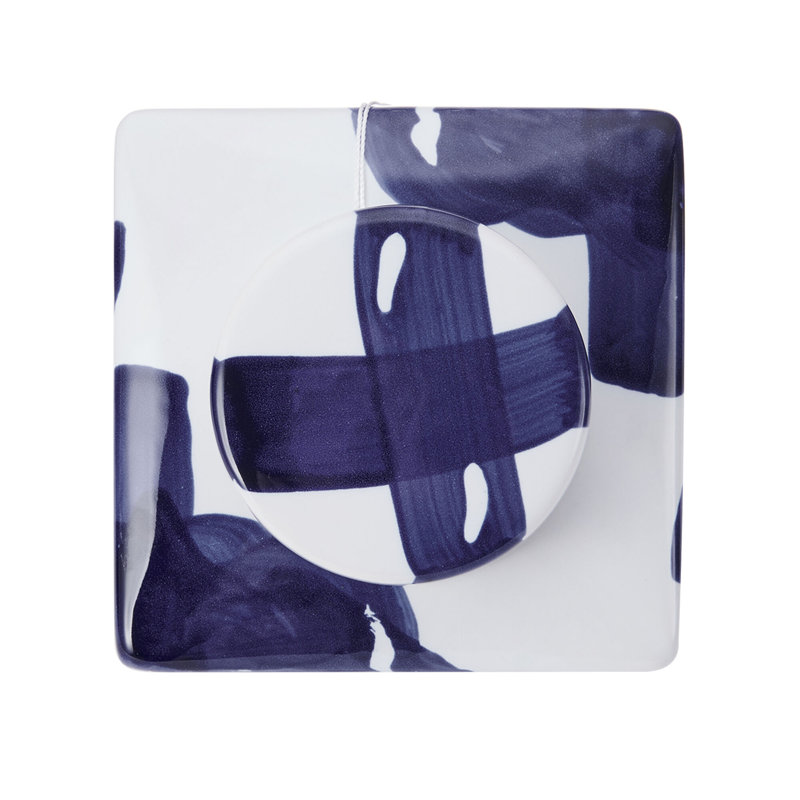Paint Stroke Ceramic Canister