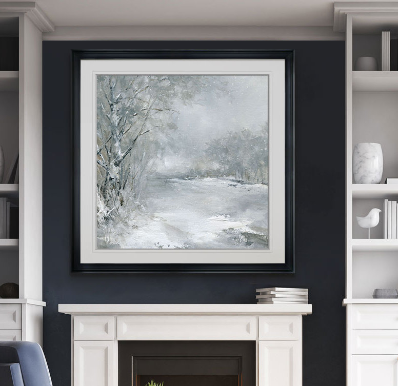 'Winter Wonderland' Framed Print, 23" H x 23" W x 1.5" D