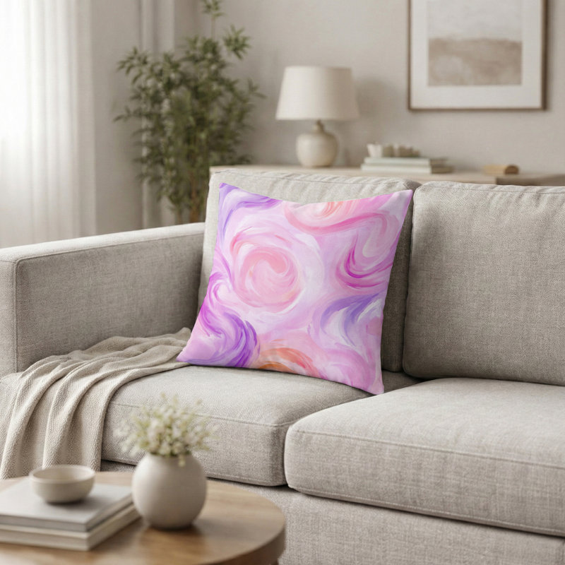 Coussin Abstract, H 16 po x l 16 po