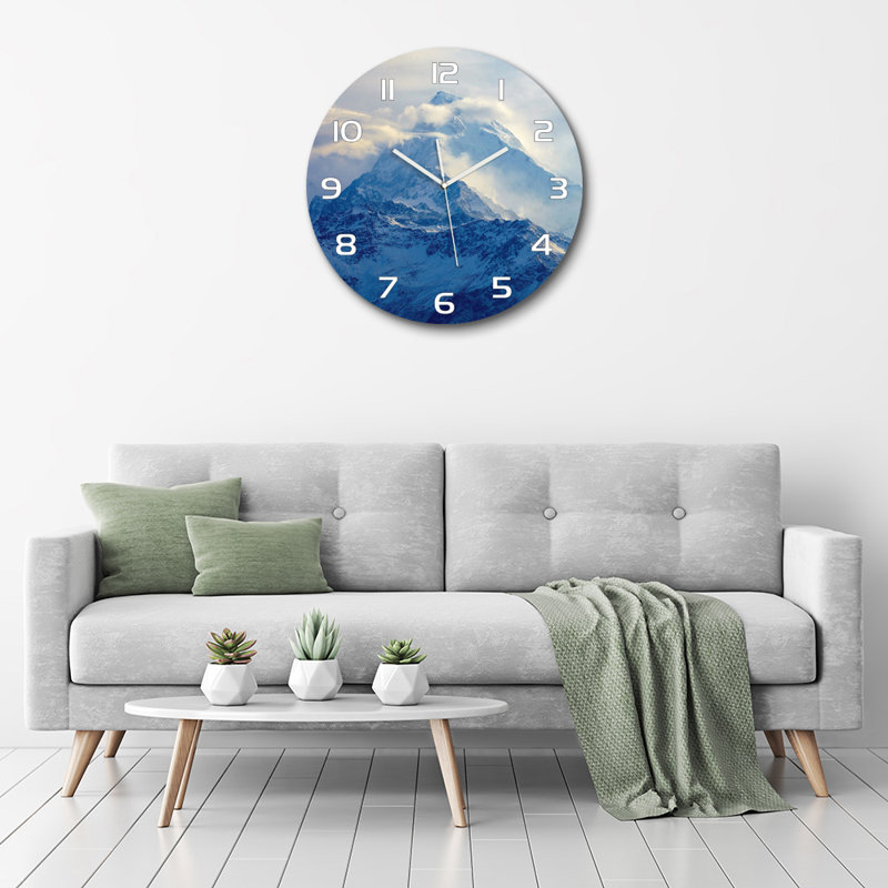 Jerrin Glass Wall Clock