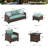 Argyri 6 Piece Rattan Outdoor Wicker Patio Conversation Furniture Set with Fire Pit Table-86754159
