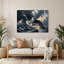Oiseaux, art mural en métal bleu-968361595