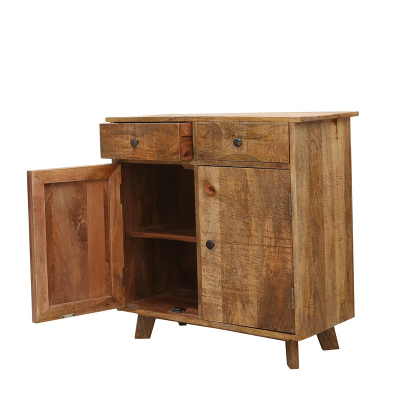 Cy 80cm Solid Wood Sideboard