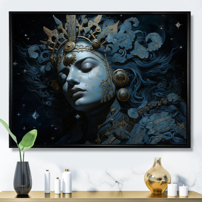 Hindouisme Chandras Soma, dieu céleste de la lune II - décoration murale Hindouisme