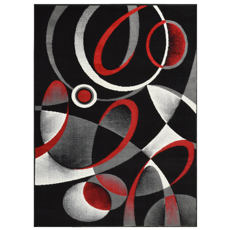 Pilirani Geometric Indoor Rug, Rectangle 5'2" x 7'