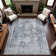 Premium Machine Washable Larock AMF1229 Global Rug