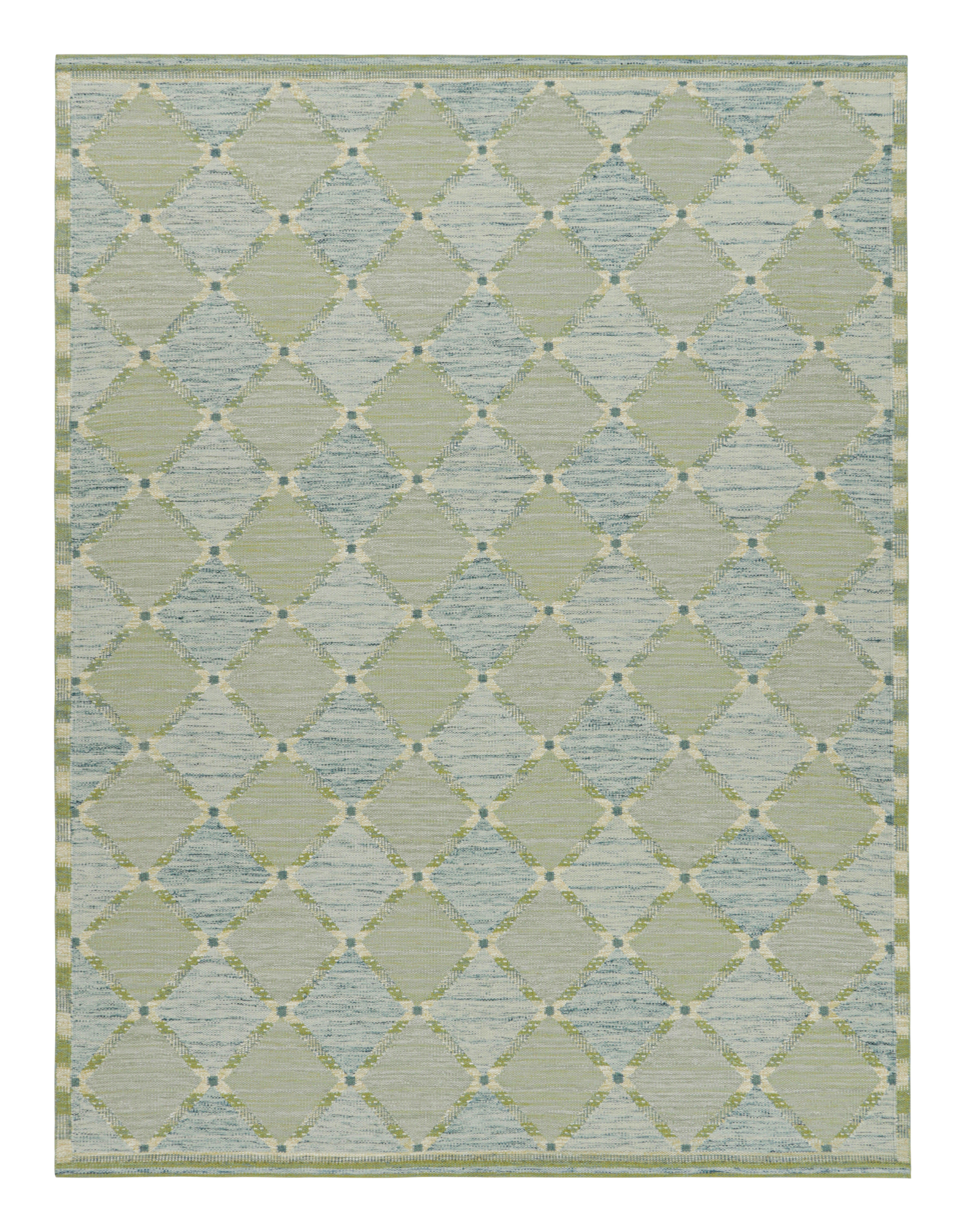 Rectangle Rug Wool Rug & Kilim Scandinavian Rectangle Hand Woven Wool Area Rug | Wayfair
