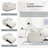 55" Velvet Pull Out Sofa Bed