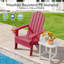 Chaise de patio pliable résistante aux intempéries avec porte-gobelet intégré-1557634412