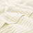 Soft Knitted Throw Blanket Cozy Lightweight Decorative Blanket for Sofa and Bed, Cream-110195775