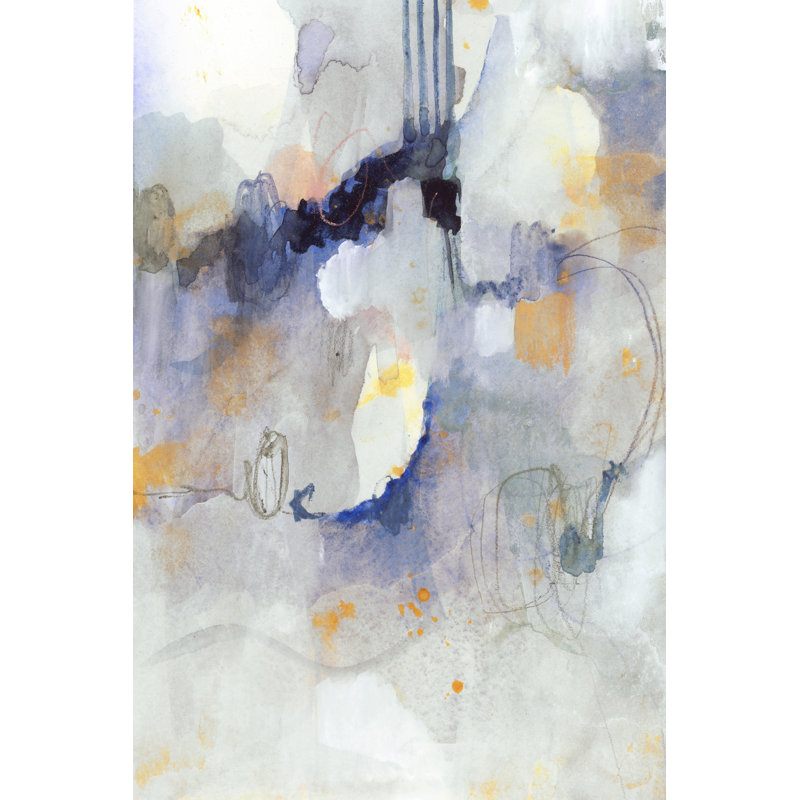 Watercolor Tatter I - Wrapped Canvas Painting, Wrapped Canvas, 91cm H x 61cm W