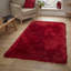 Hetzel area rug Hand Tufted Rectangle Red-131436929-131436930