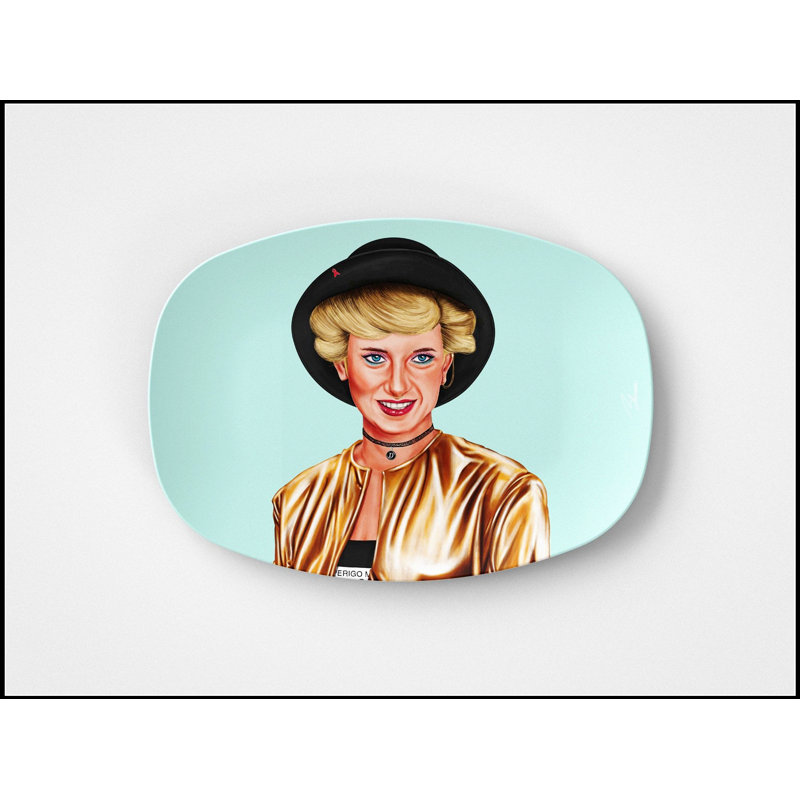 Plateau de service élégant de 10 po x 14 po Diana, parfait pour recevoir et offrir des cadeaux royaux