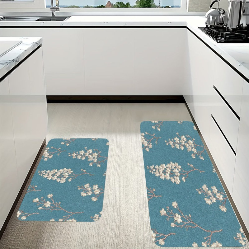 Classic Striped Design, Kitchen Mats 2 Count