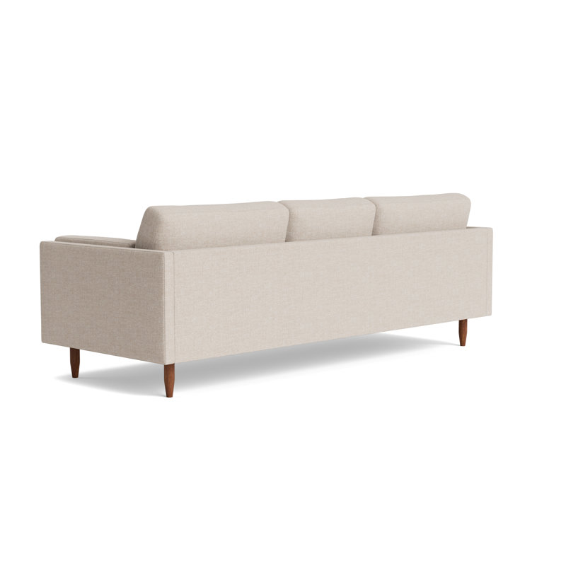 Skinny Fat Sofa (95"), Performance Weave - Natural