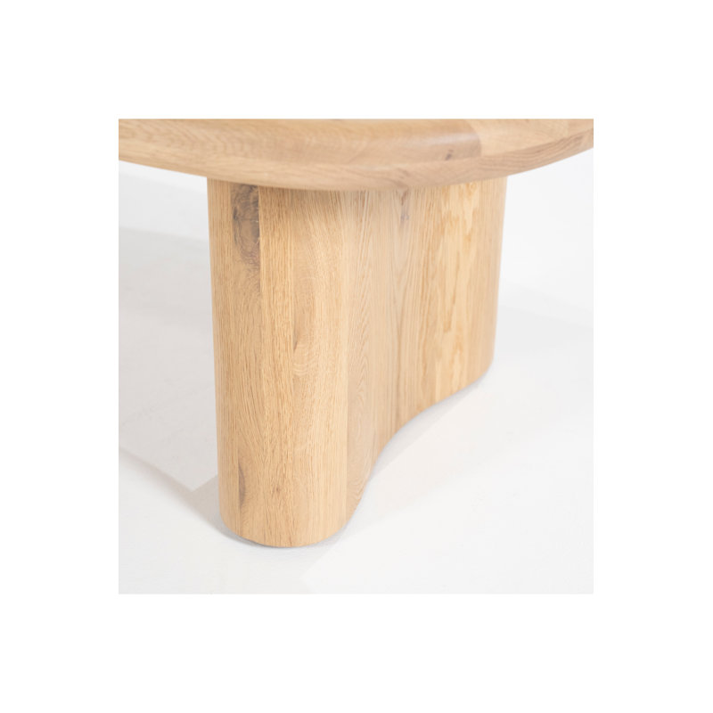 Table basse simple en bois massif, Naturel