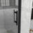 32 In. W X 72 In. Bifold Semi-Frameless Shower Door In Matte Black Finish