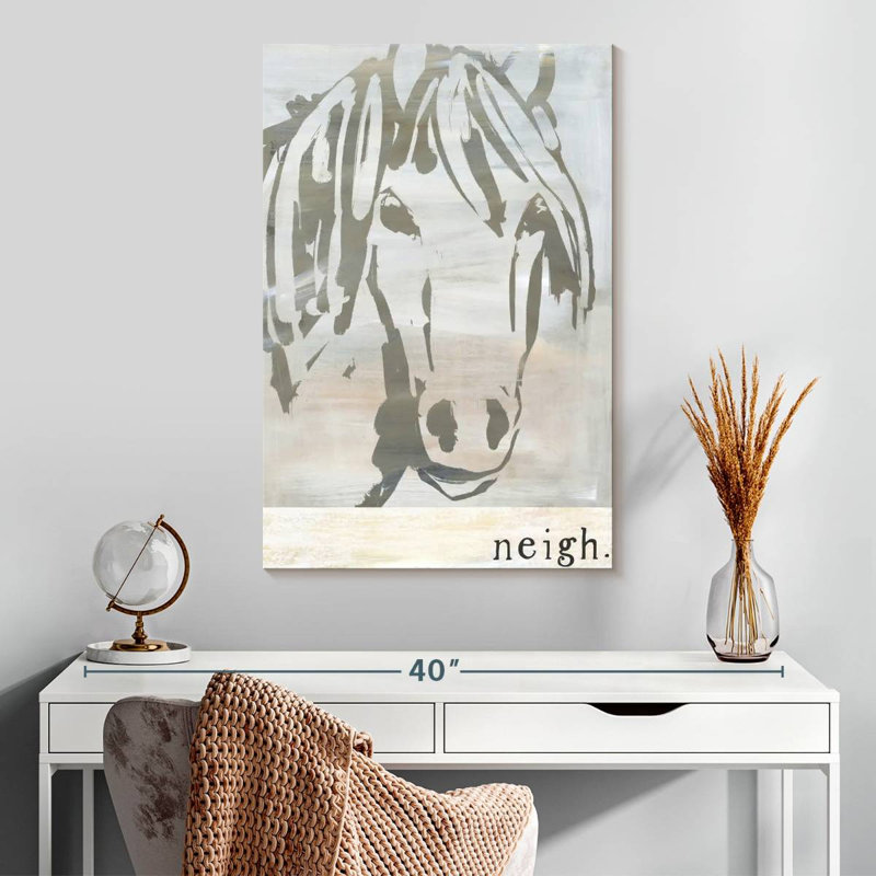 Cheval de campagne française, H 30 po x l 20 po