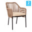 Chaise de patio empilable tissée avec coussins Avamarti-1544680505-1602370854