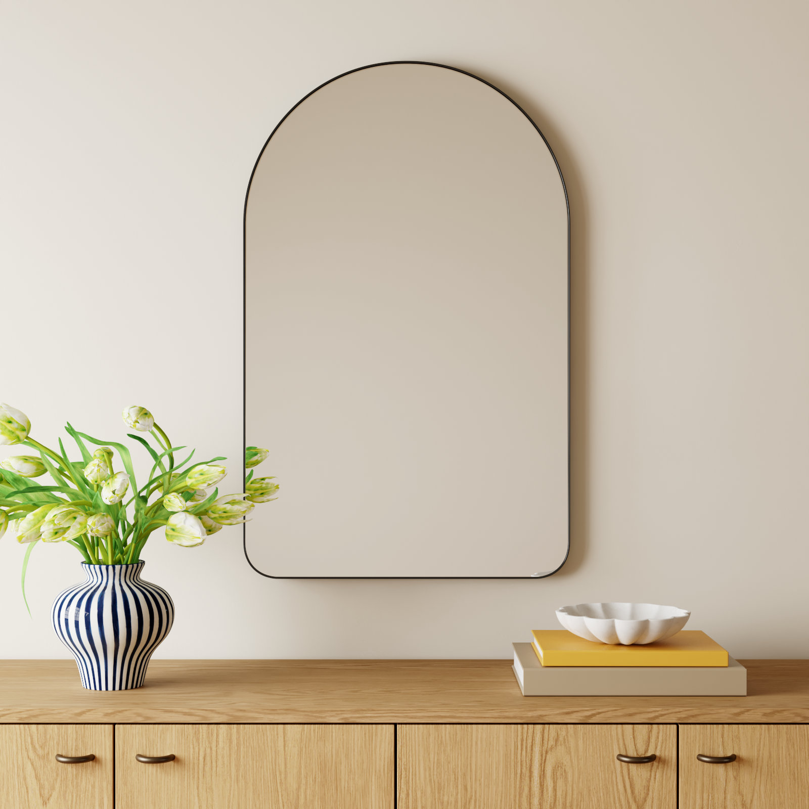 Eaton 24" Mirror, Black