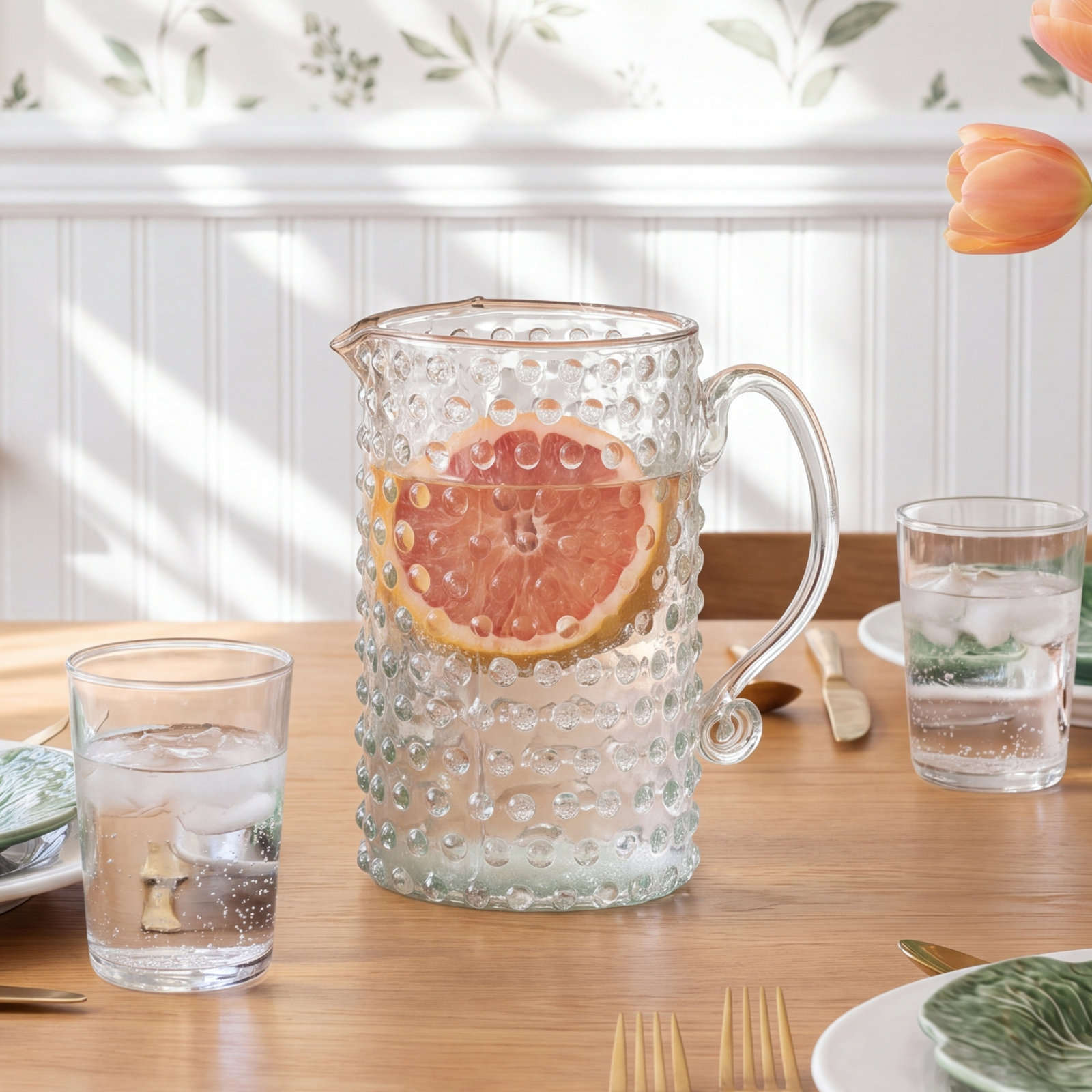 Arcana 115.25oz. Glass Pitcher