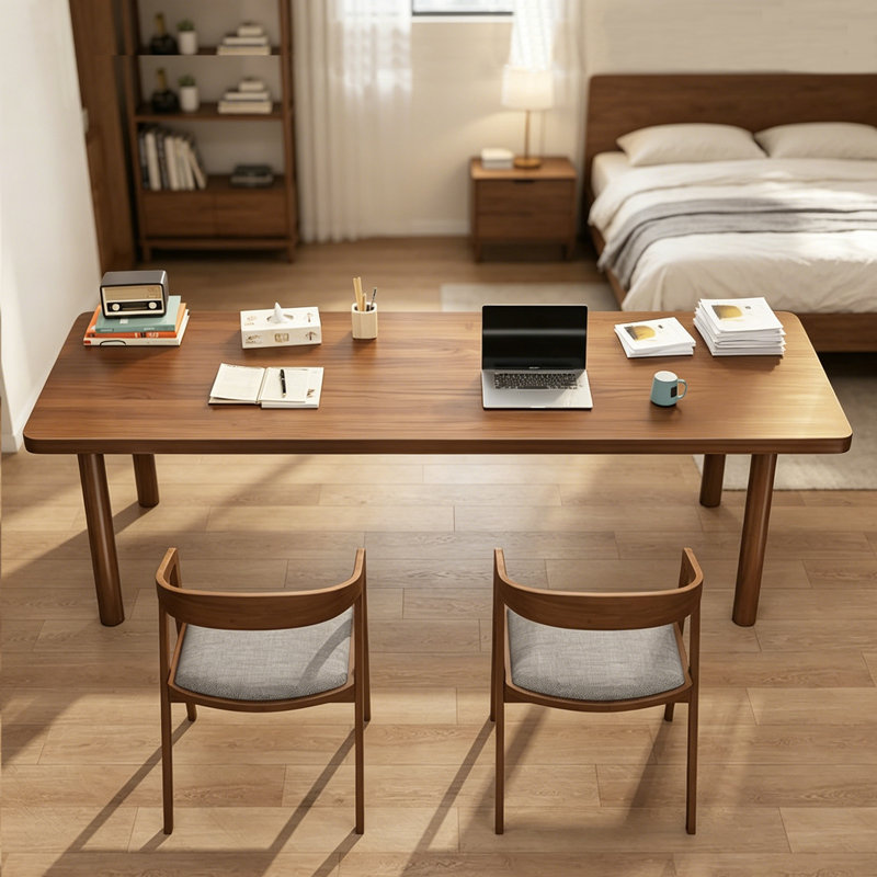 Modern Simple Rectangular Solid Wood Writing Desks, 29.52" H x 70.86" W x 23.62" D