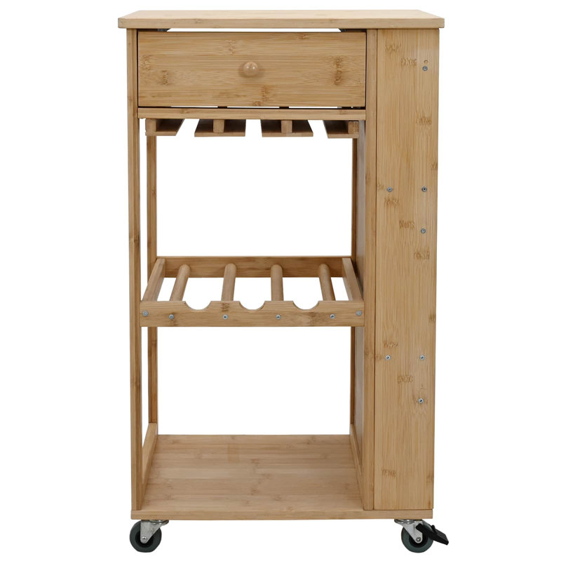 Bamboo Bar Cart