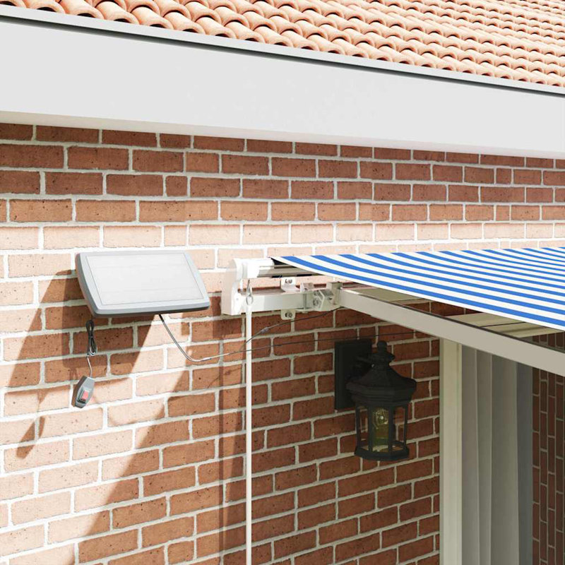 VidaXL 450cm W x 300cm D Polyester Cover Retractable Door / Window Awning