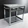 Ceramic Rectangular Console Bathroom Sink with Overflow