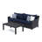 Fionnula 15 - Person Patio Conversation Set with Cushions-1072444124