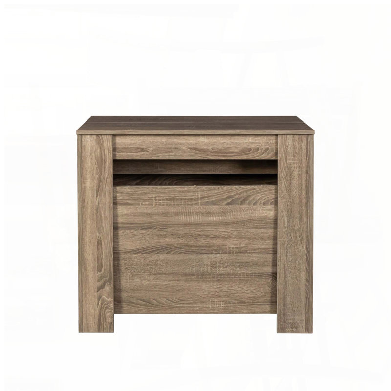 Console extensible - Grande table de salle à manger de 118 pouces, Brun