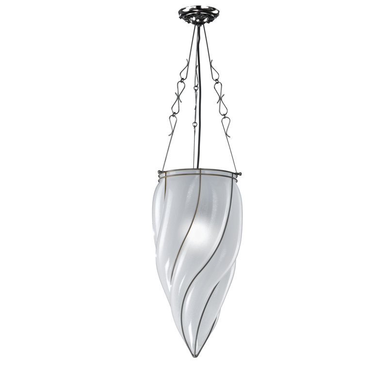 Pozzo 1 - Light Dark Steel Unique/Statement Pendant