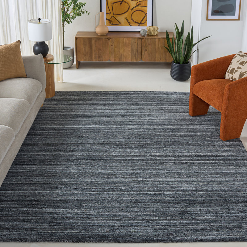 Vernisha Hand Tufted Pet Yarn Pile Rug, Rectangle 8' x 10'