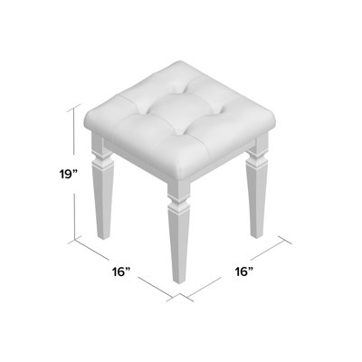 Tabouret de coiffeuse Swanscombe Wodden