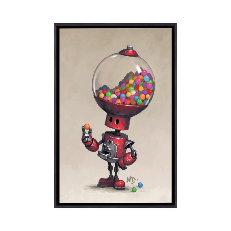 «Memories» par Matt Dixon - reproduction, H 48 po x l 32 po x P 1,5 po, Toile avec cadre noir patiné, Pas de tapis