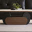 Table basse italienne de forme ovale
